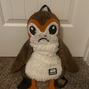 Loungefly Star Wars Porg Backpack - Brown and White